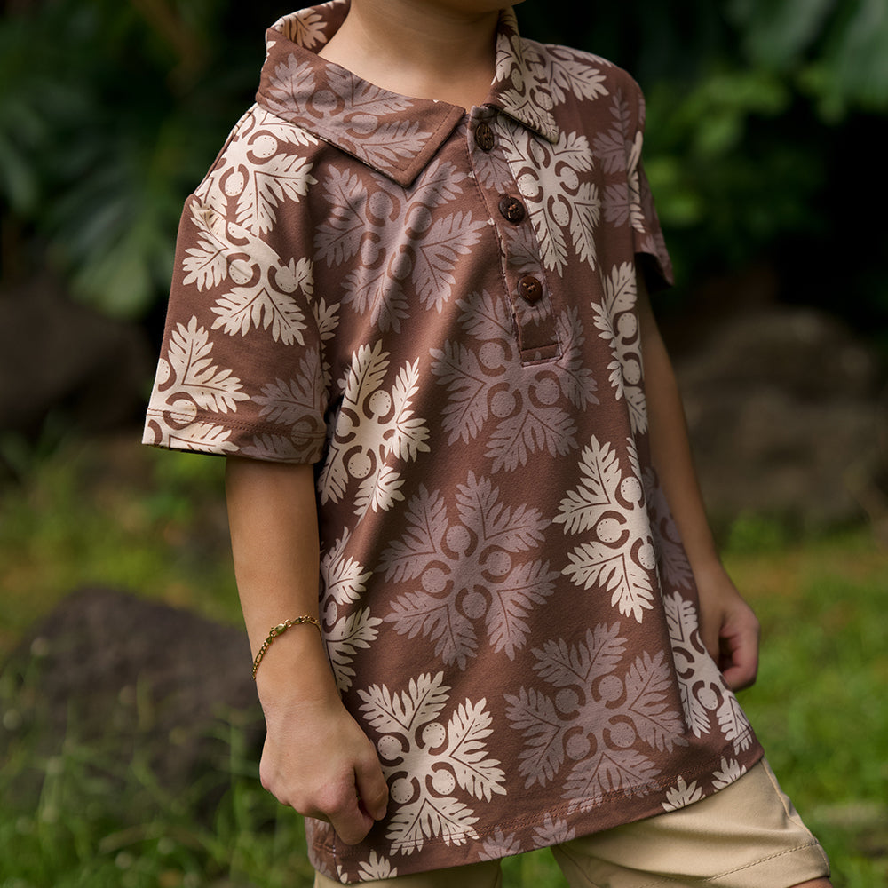 ʻUlu Spice Bamboo Polo Shirt