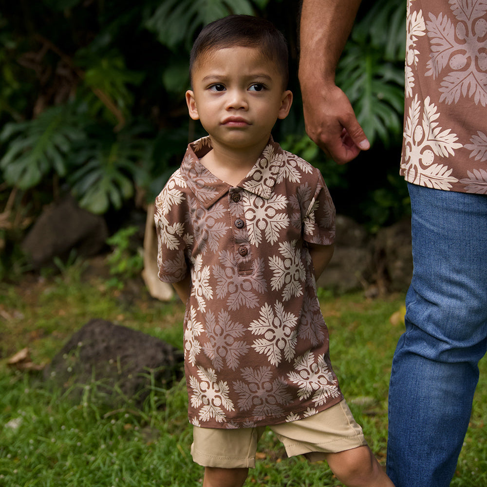ʻUlu Spice Bamboo Polo Shirt