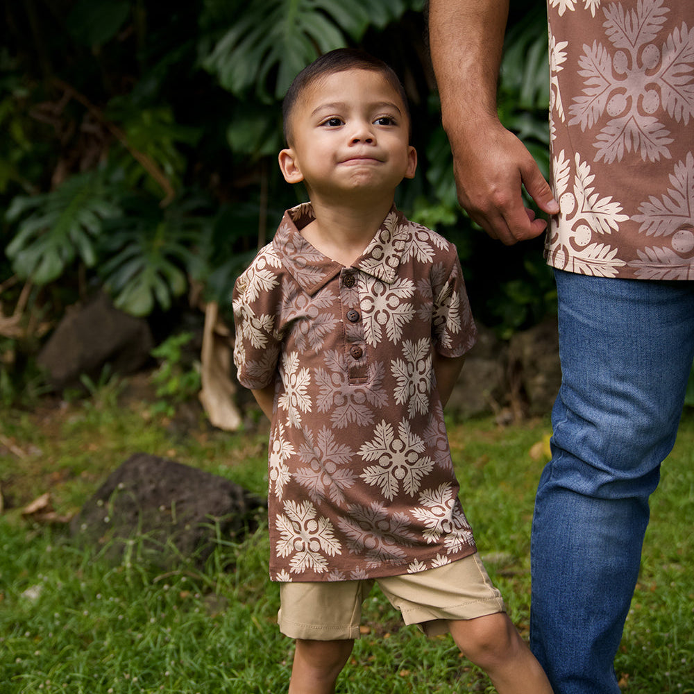 ʻUlu Spice Bamboo Polo Shirt