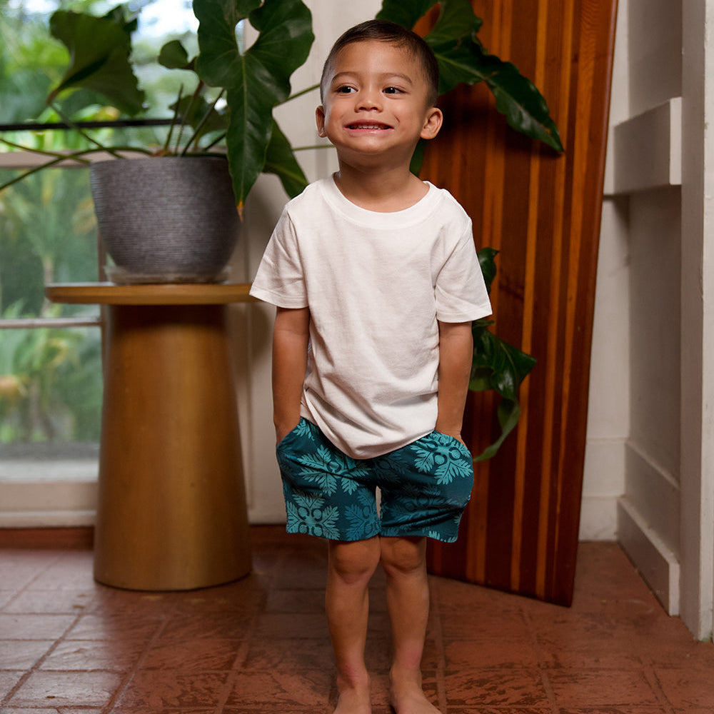 ʻUlu Grove Bamboo Drawstring Shorts