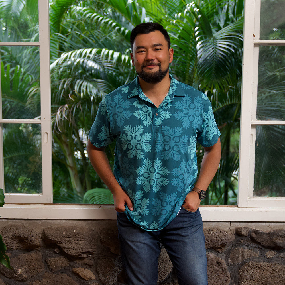 ʻUlu Grove Men's Bamboo Polo
