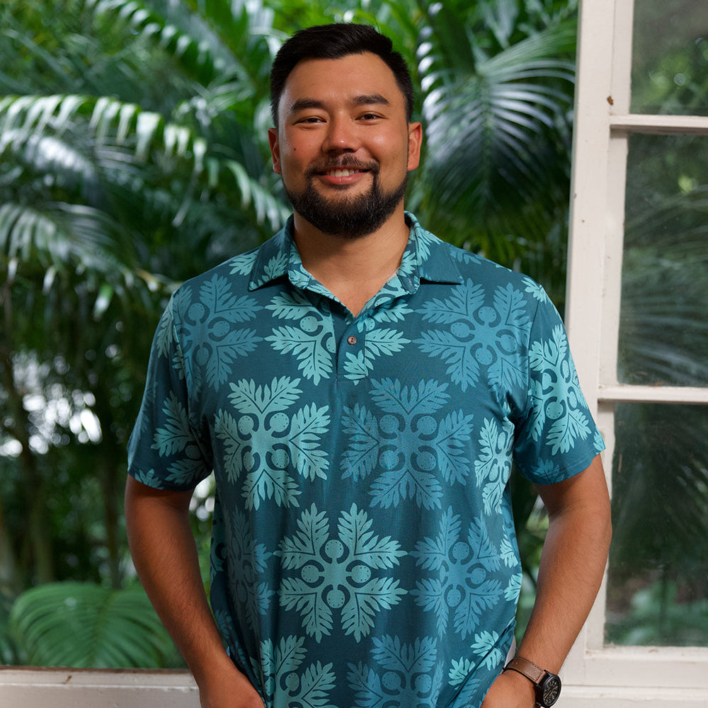 ʻUlu Grove Men's Bamboo Polo