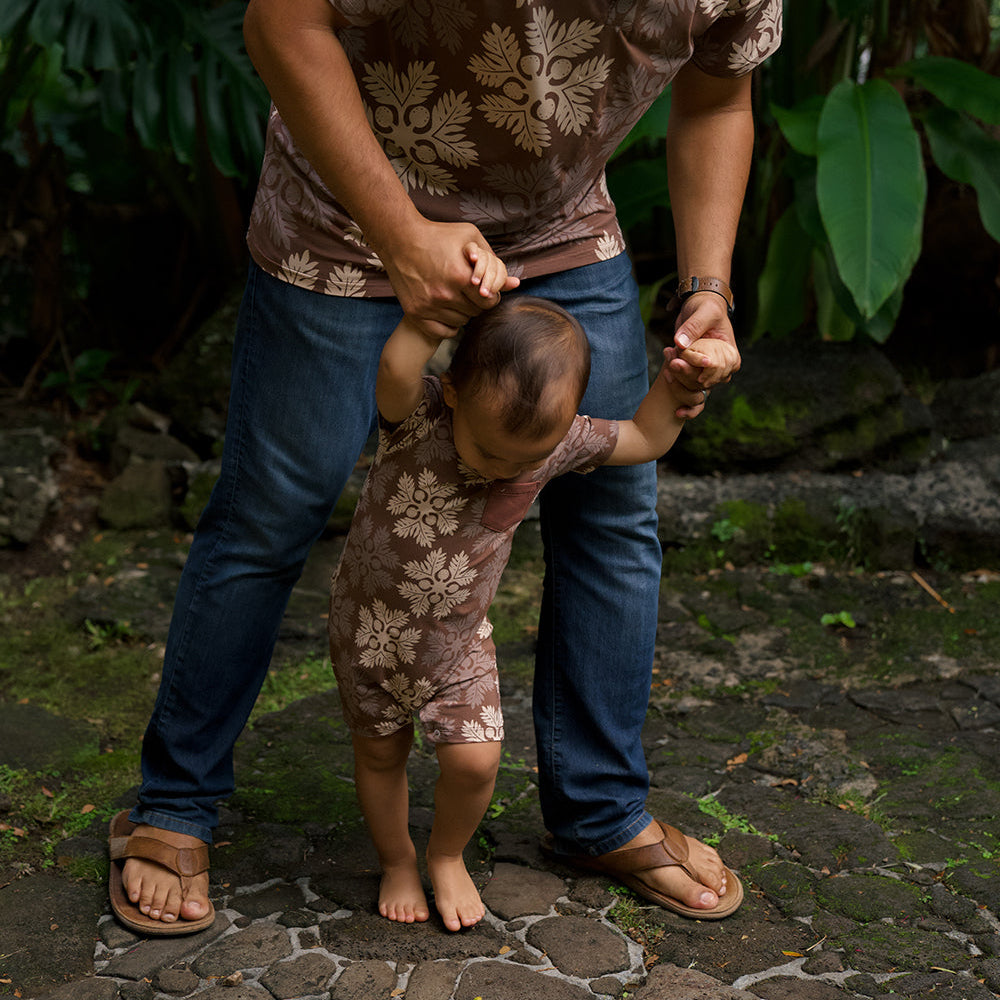 ʻUlu Spice Shortie Bamboo Romper