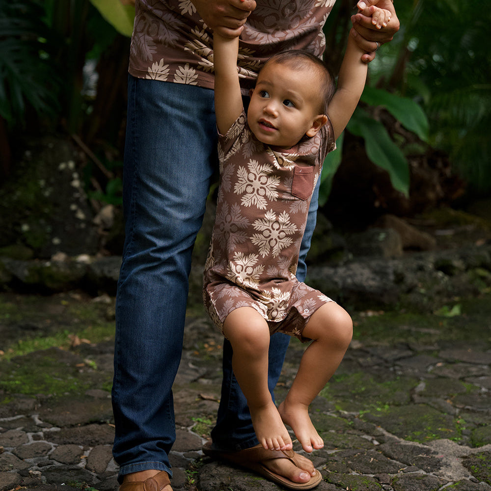 ʻUlu Spice Shortie Bamboo Romper