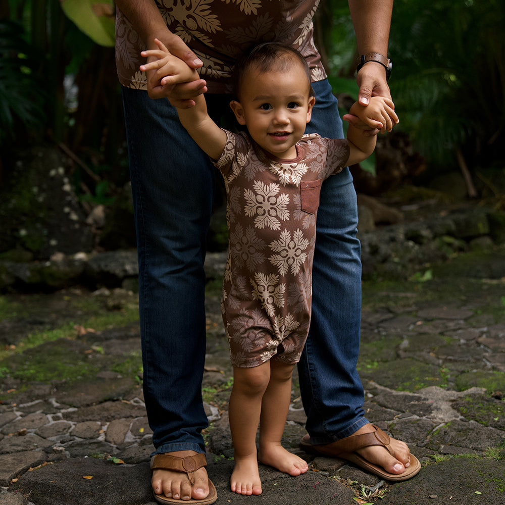 ʻUlu Spice Shortie Bamboo Romper