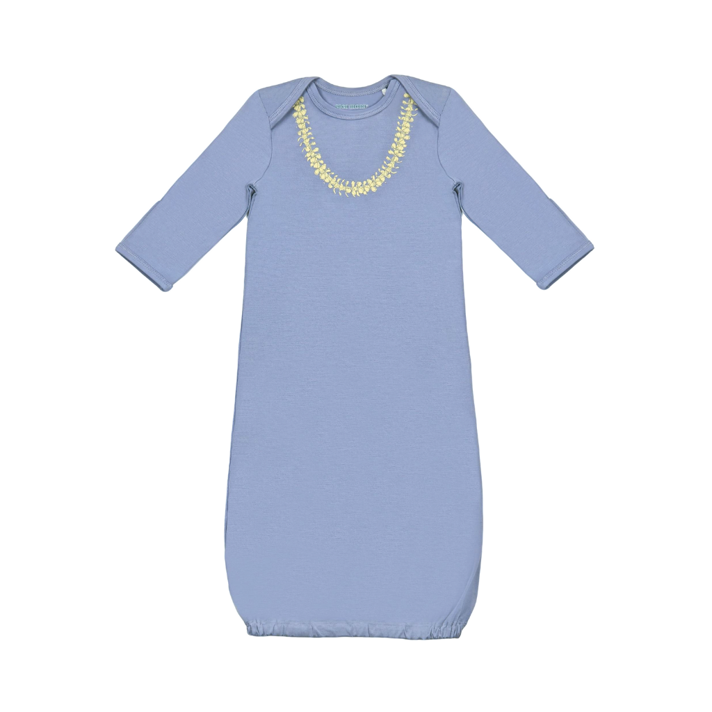 Lei Pua Kenikeni Bamboo Layette Gown