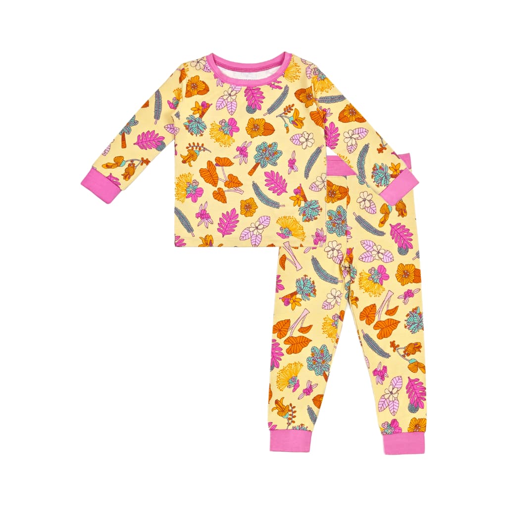 Roots & Blooms Long Bamboo Pajamas