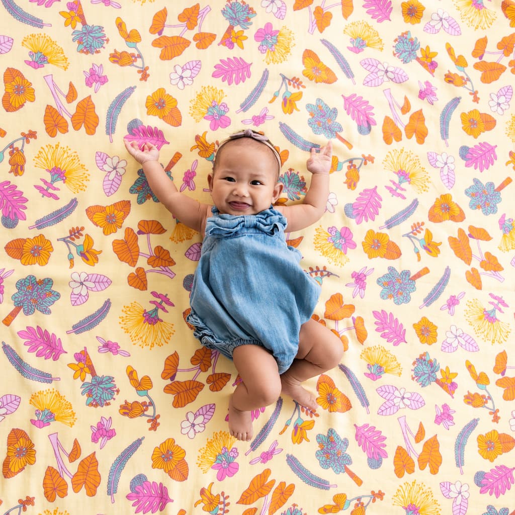 Roots & Blooms Baby Quilt