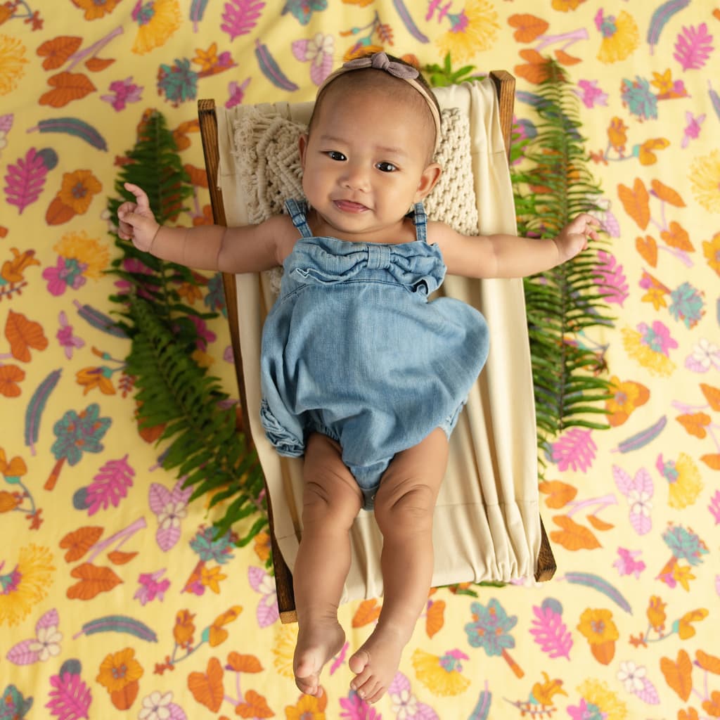 Roots & Blooms Baby Quilt