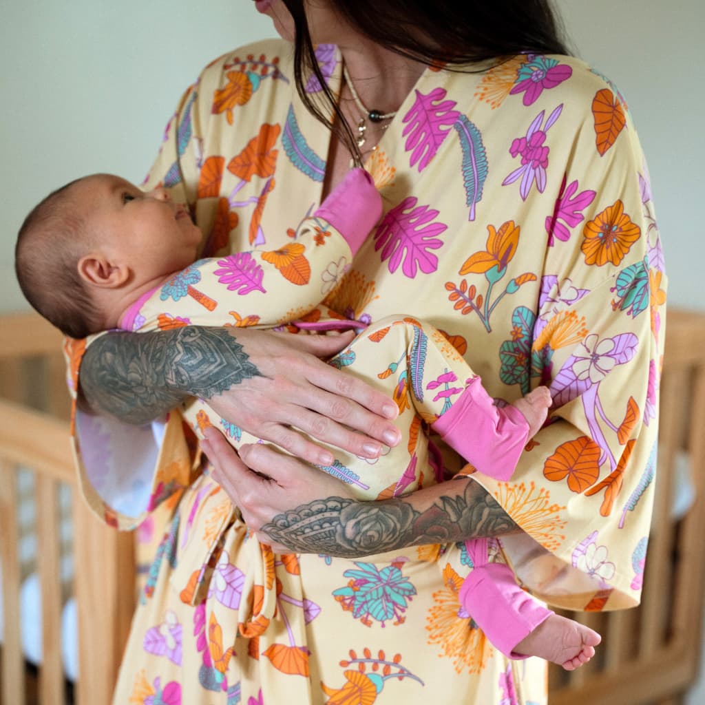 Roots & Blooms Bamboo Mama Robe