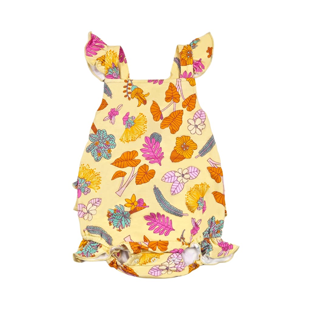 Roots & Blooms Bamboo Ruffle Romper