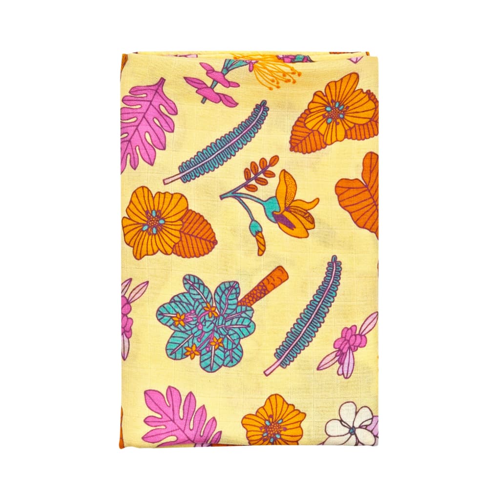 Roots & Blooms Muslin Swaddle