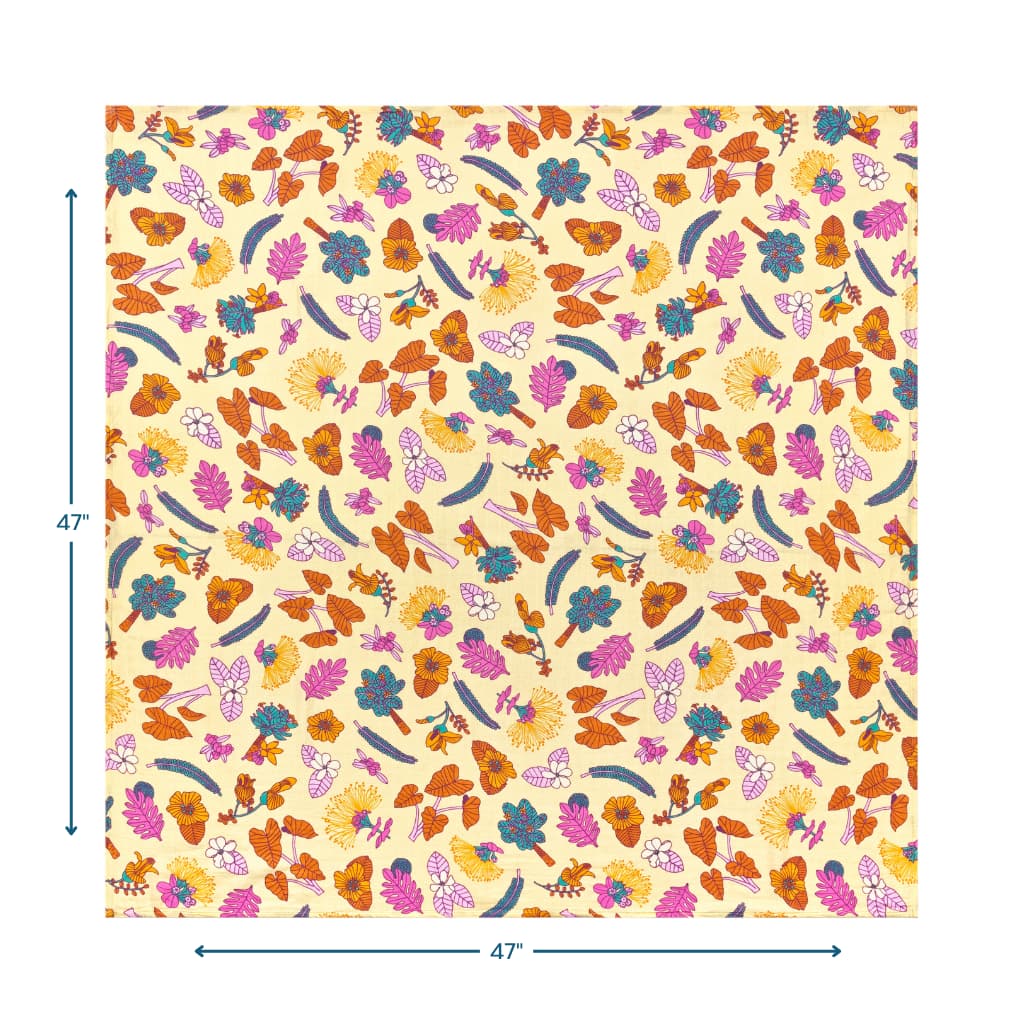 Roots & Blooms Muslin Swaddle