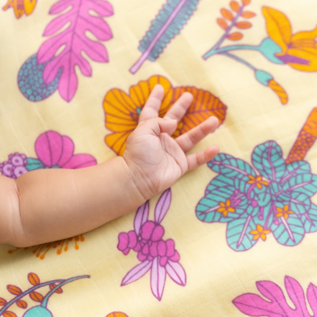Roots & Blooms Muslin Swaddle