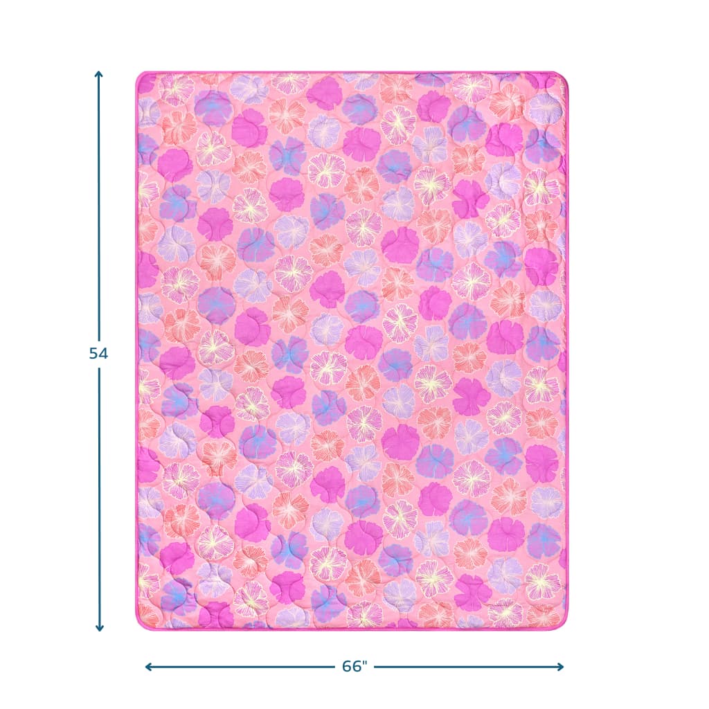 Seaflower Quilted Bamboo Blanket