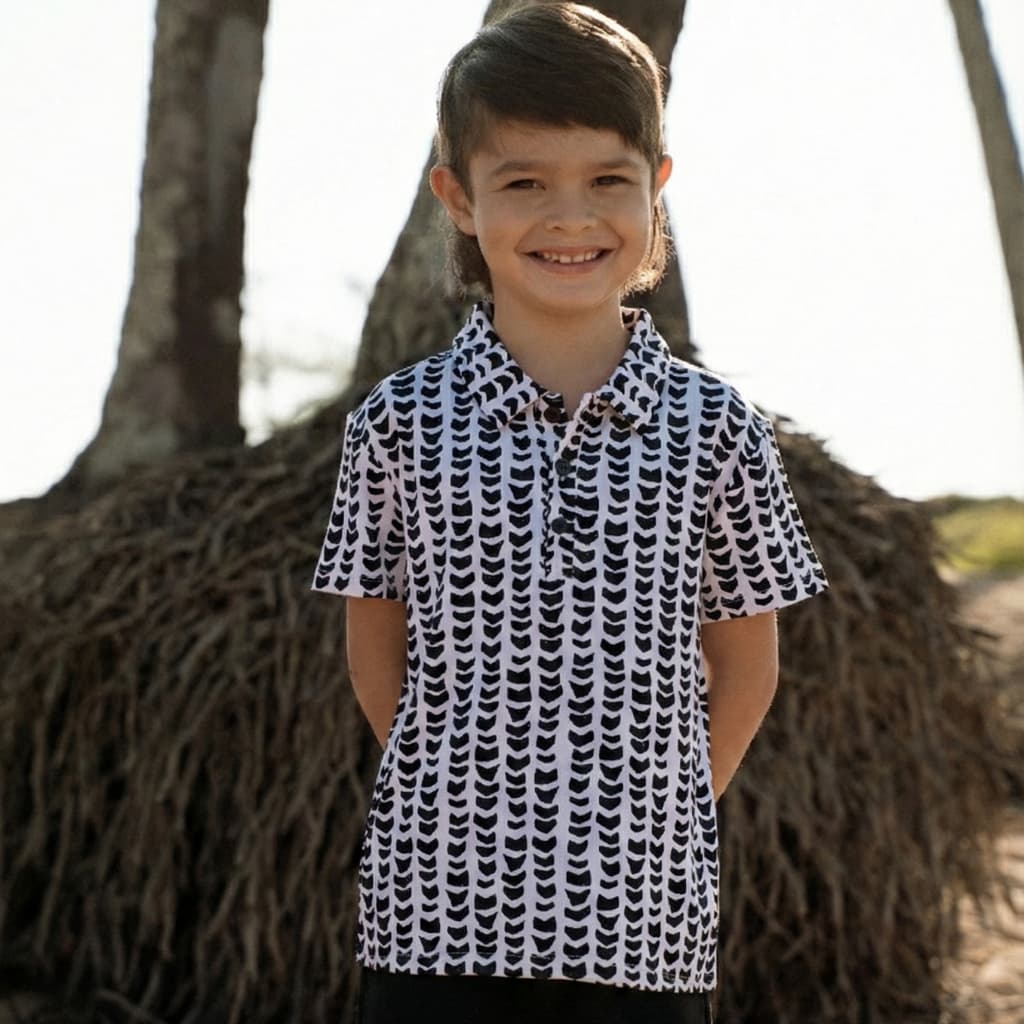 Shell-ish Bamboo Polo Shirt
