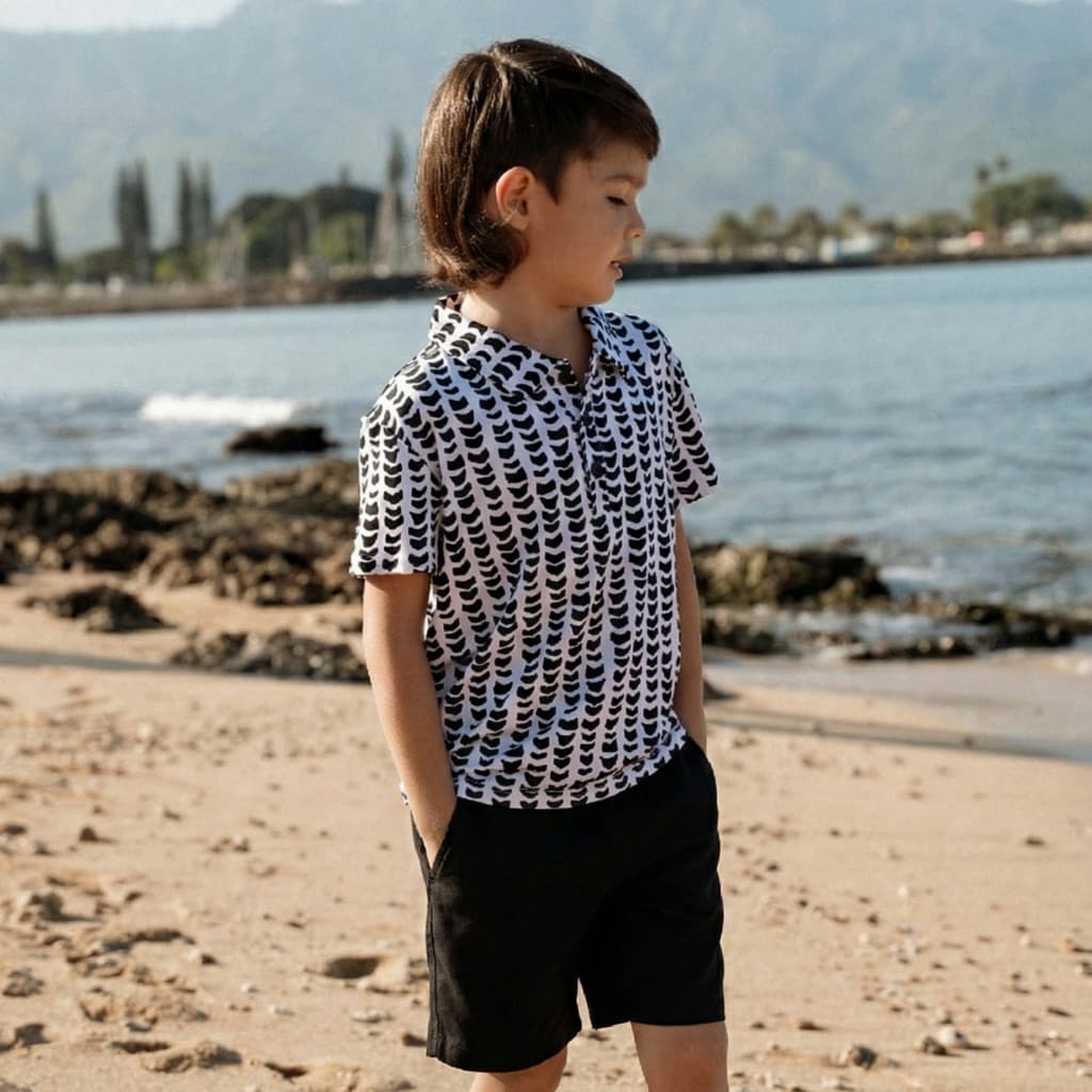 Shell-ish Bamboo Polo Shirt
