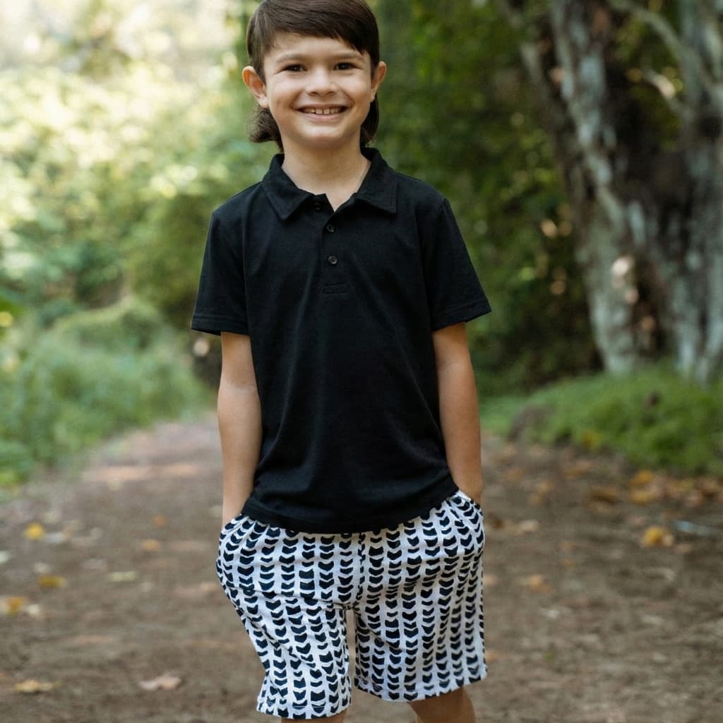 Shell-ish Bamboo Drawstring Shorts