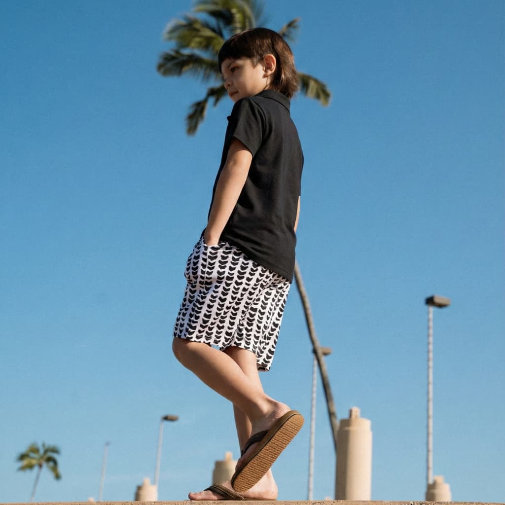 Shell-ish Bamboo Drawstring Shorts