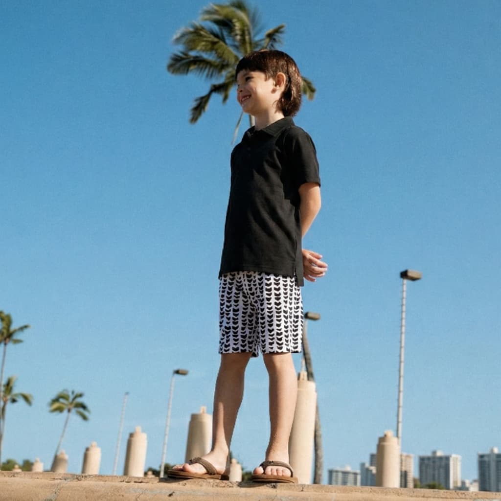 Shell-ish Bamboo Drawstring Shorts