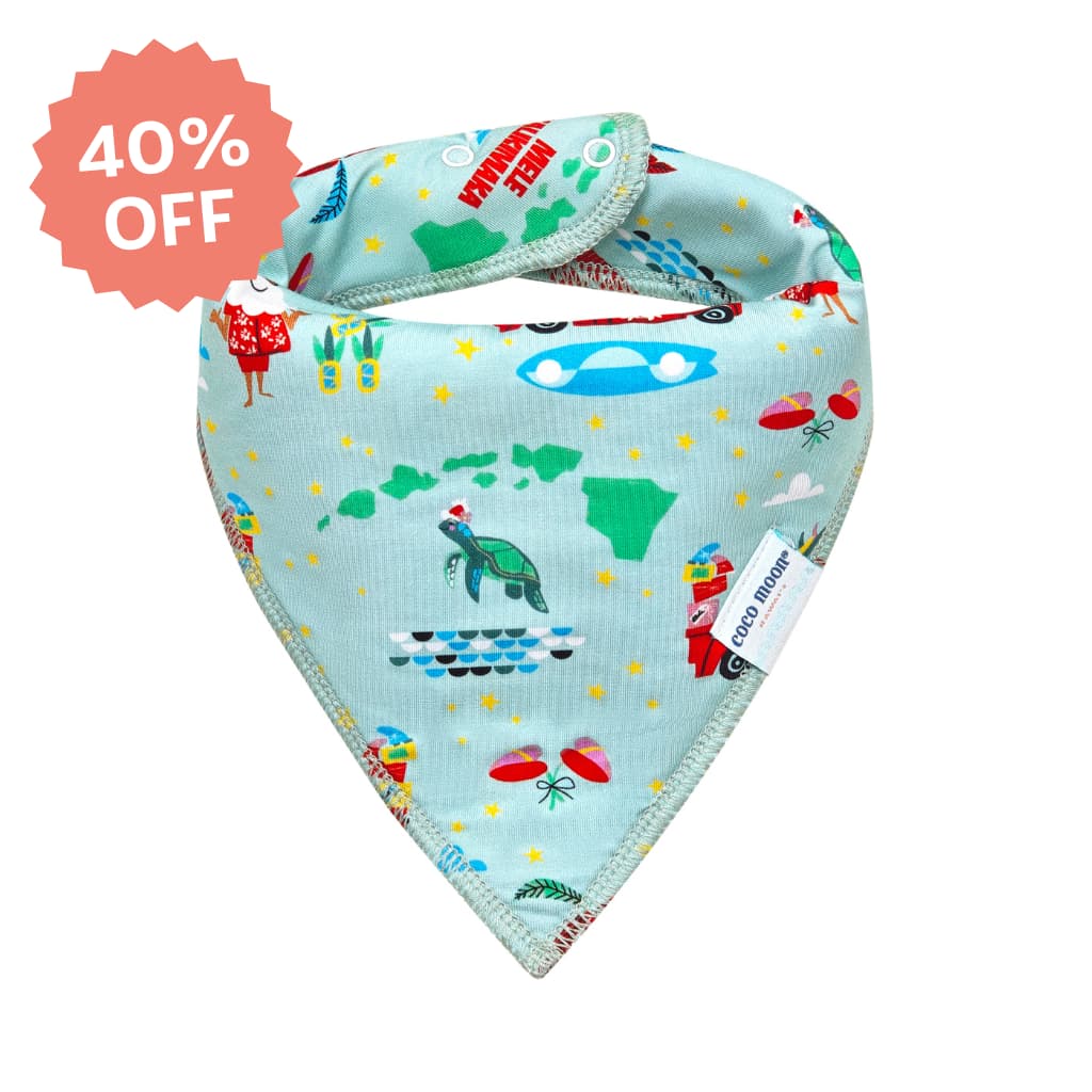 Surfing In An Island Wonderland Bib