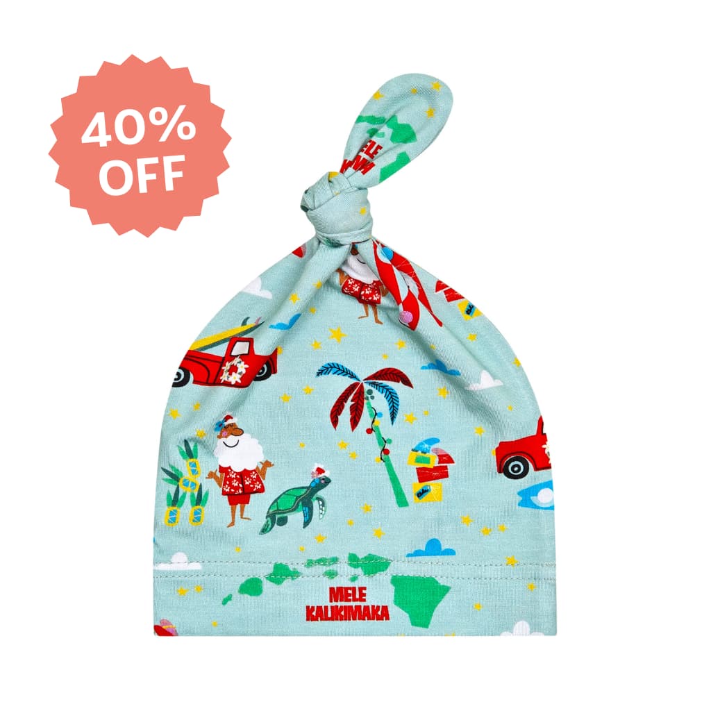 Surfing In An Island Wonderland Bamboo Knotted Hat