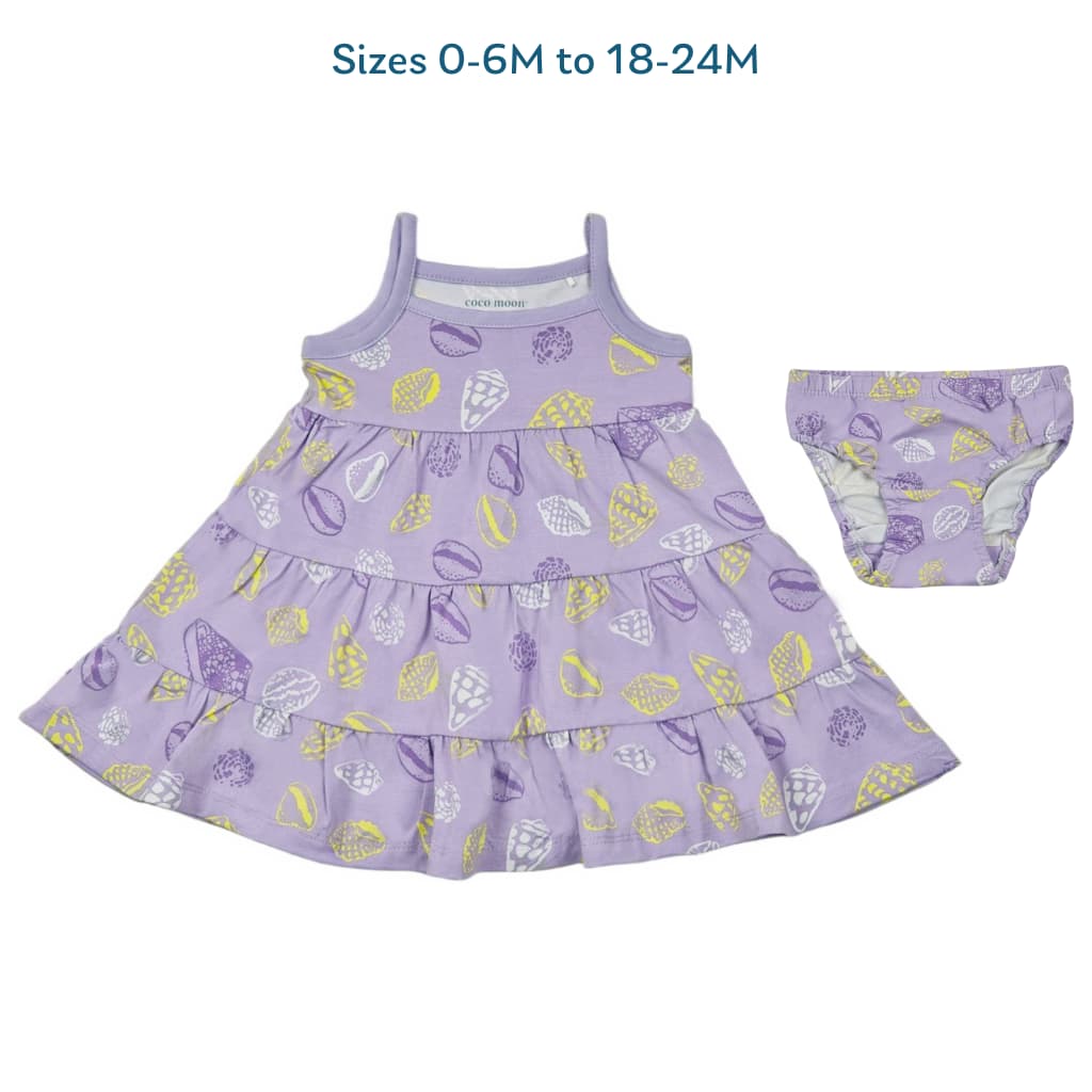 Shell Pop Bamboo Ruffle Tier Dress