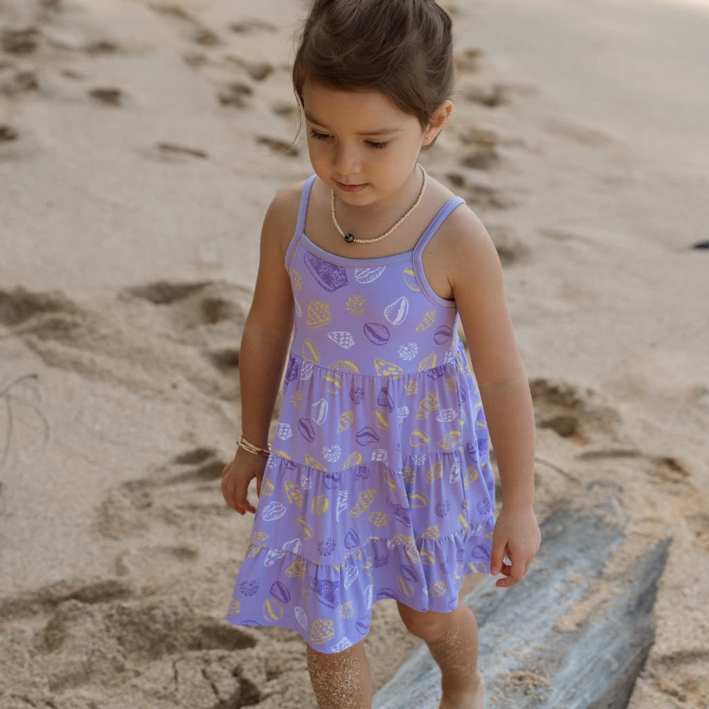 Shell Pop Bamboo Ruffle Tier Dress