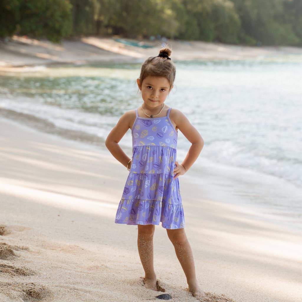 Shell Pop Bamboo Ruffle Tier Dress
