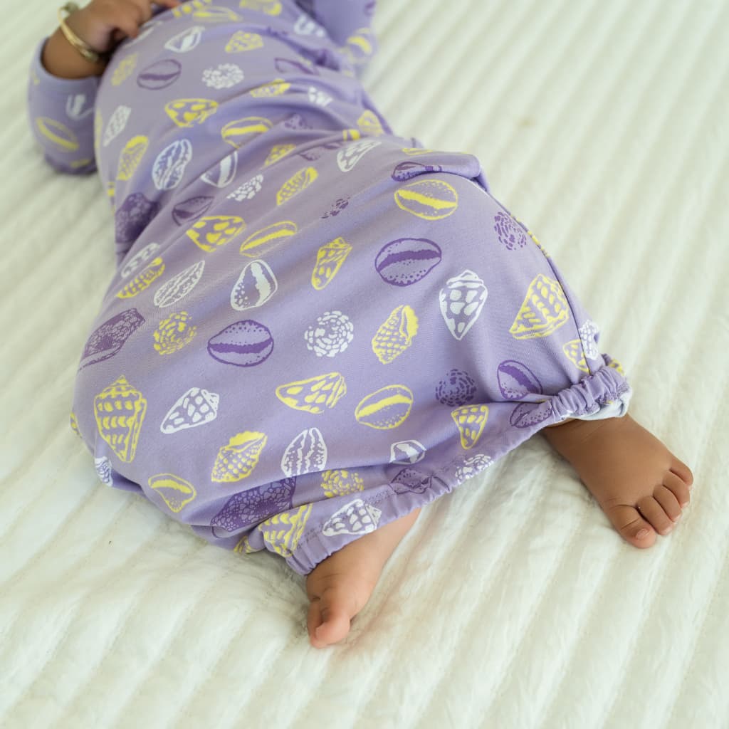 Shell Pop Bamboo Layette Gown