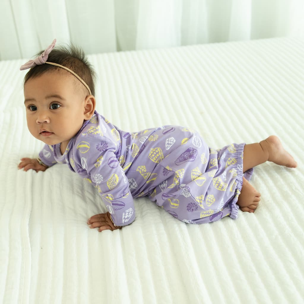 Shell Pop Bamboo Layette Gown