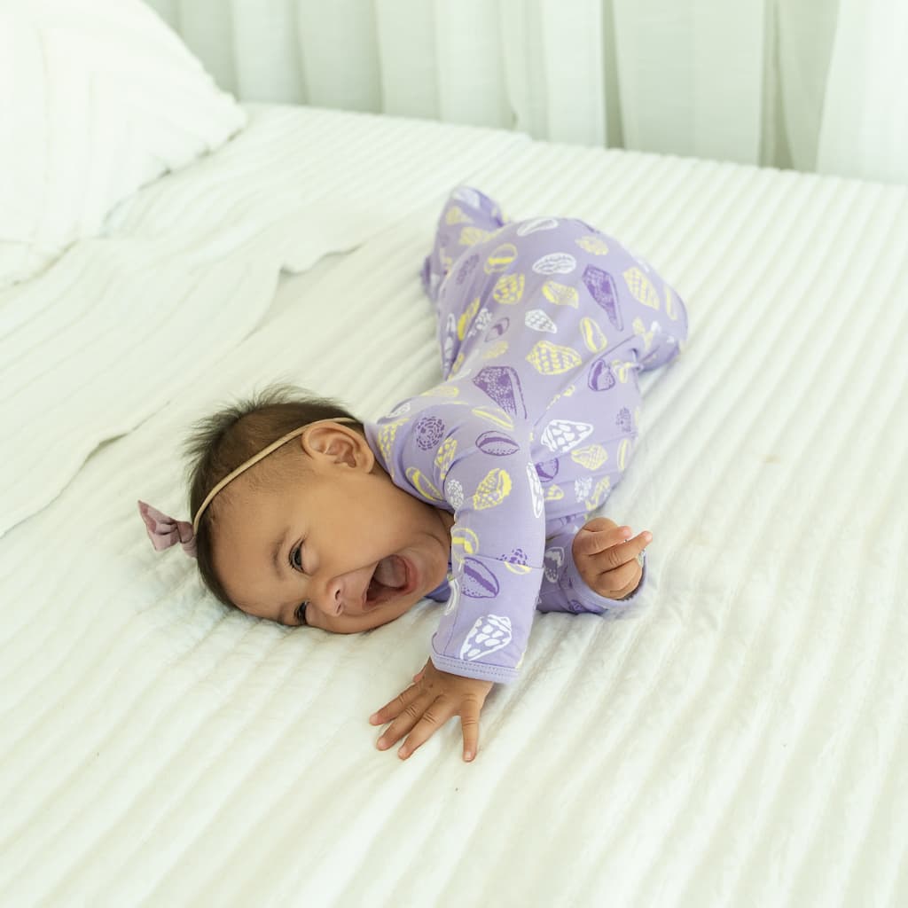 Shell Pop Bamboo Layette Gown