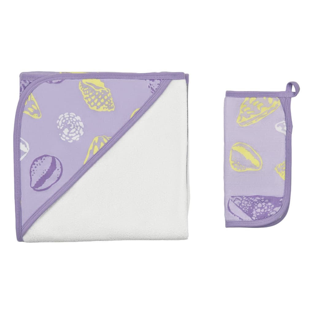 Shell Pop Hooded Towel Set