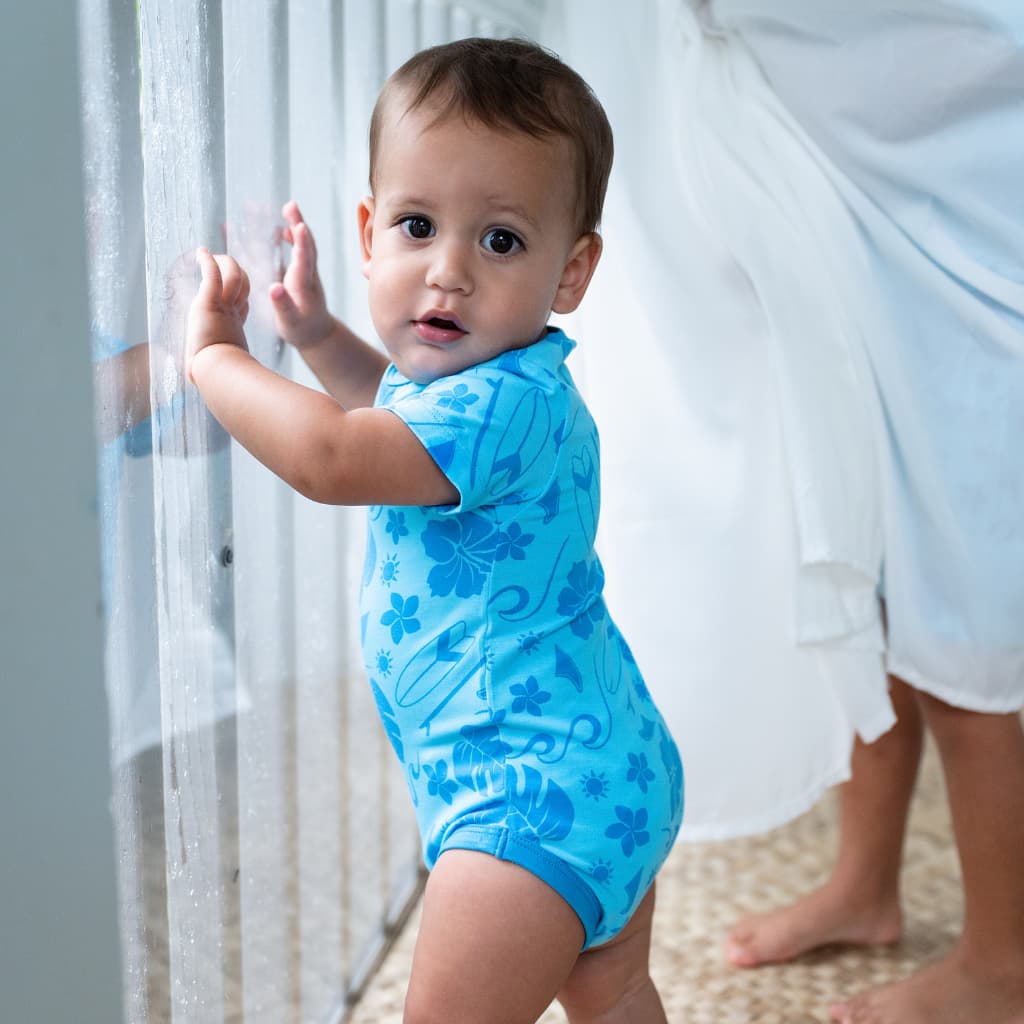 Summertime Swell Bamboo Onesie