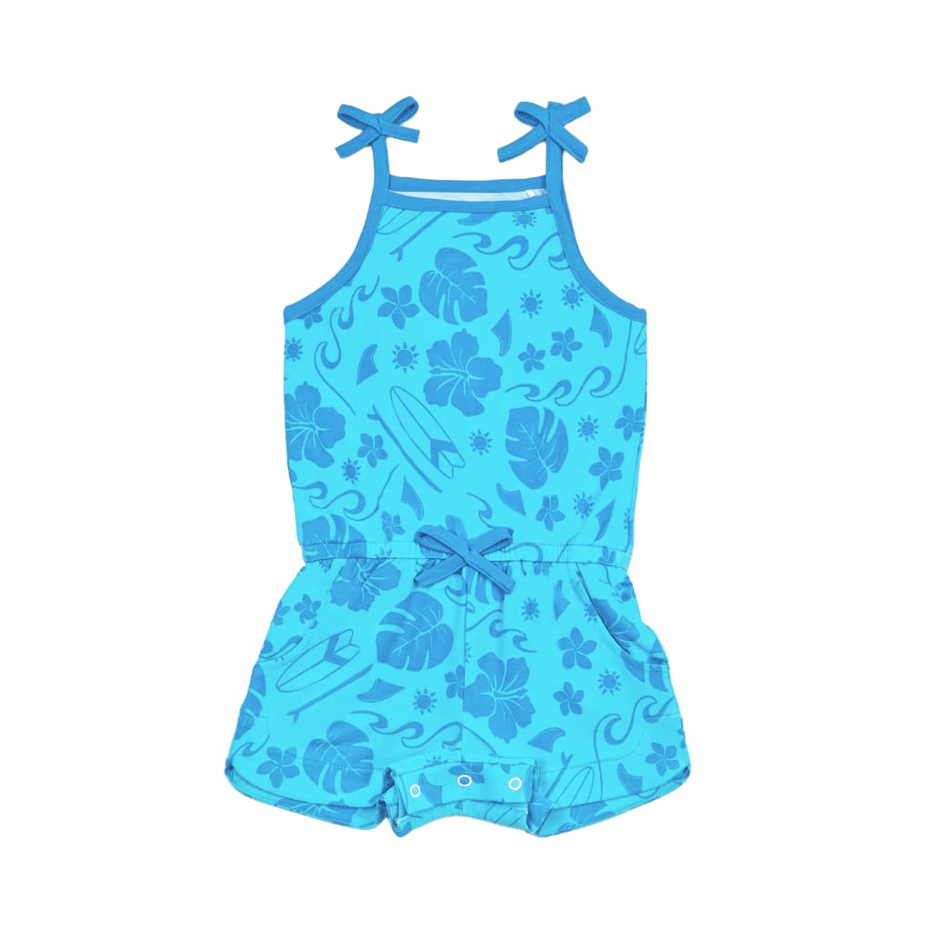 Summertime Swell Girls Shortie Bamboo Romper