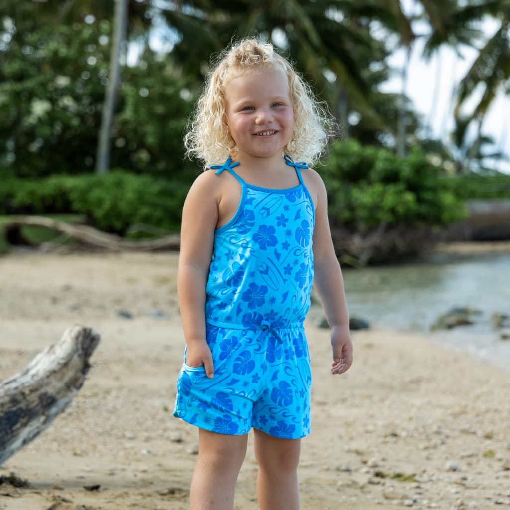 Summertime Swell Girls Shortie Bamboo Romper