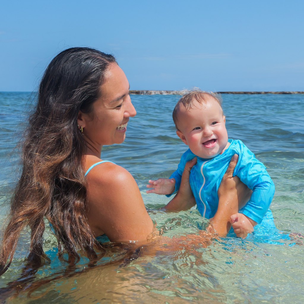 Summertime Swell Mini-Me Swim Onesie