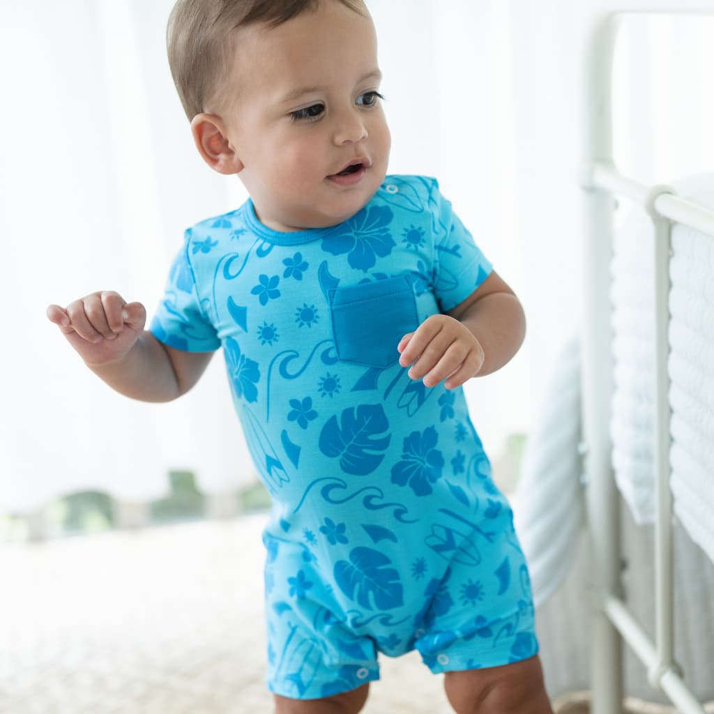 Summertime Swell Shortie Bamboo Romper