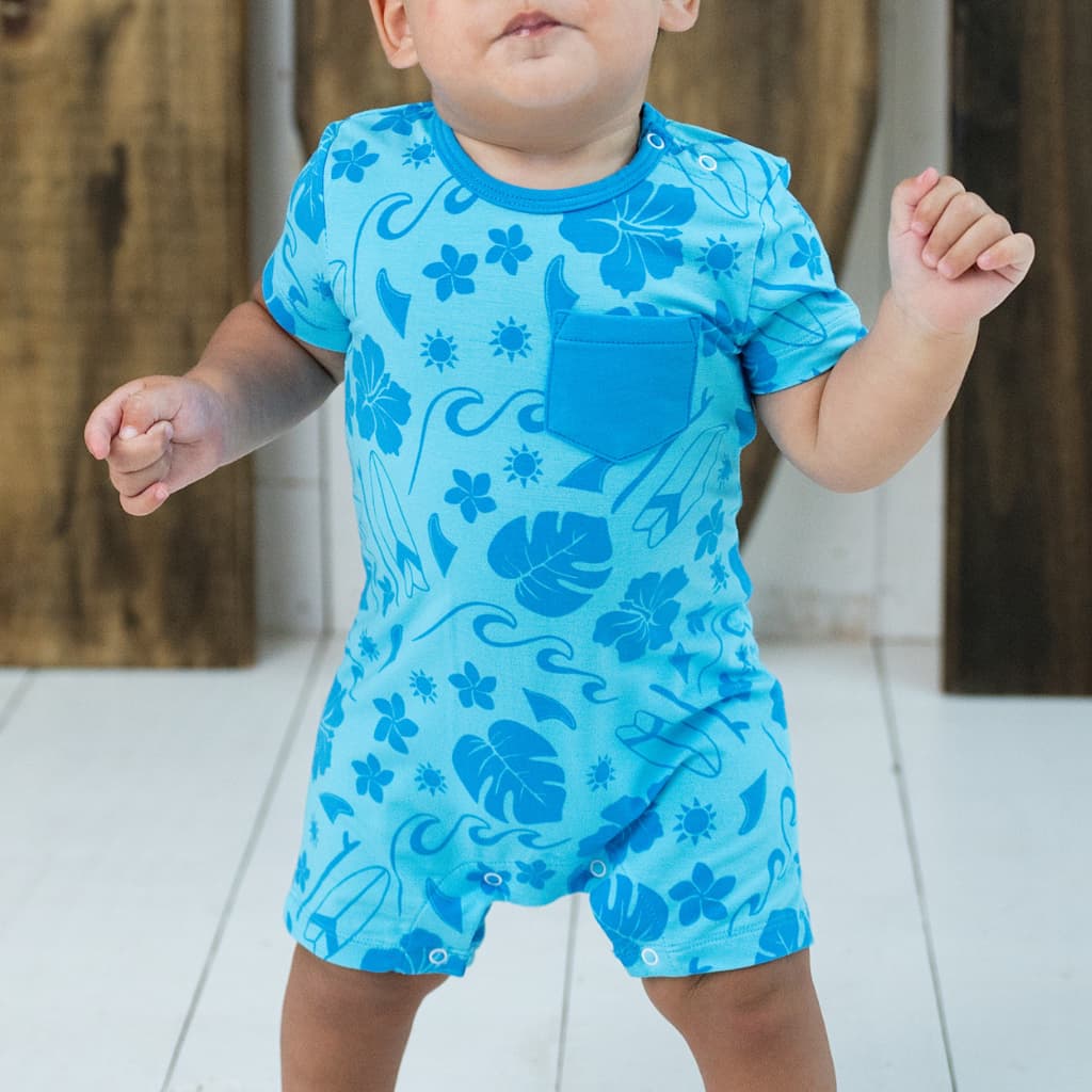 Summertime Swell Shortie Bamboo Romper