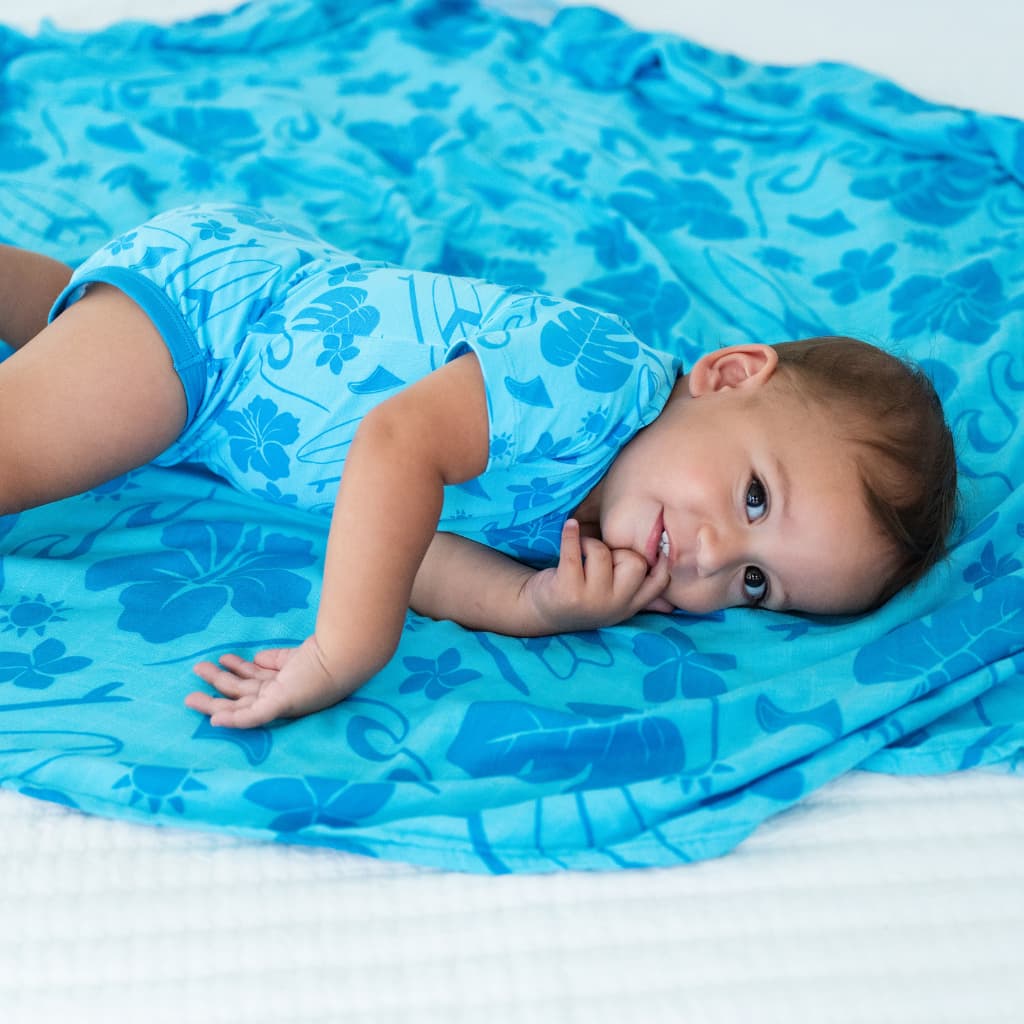 Summertime Swell Muslin Swaddle Blanket