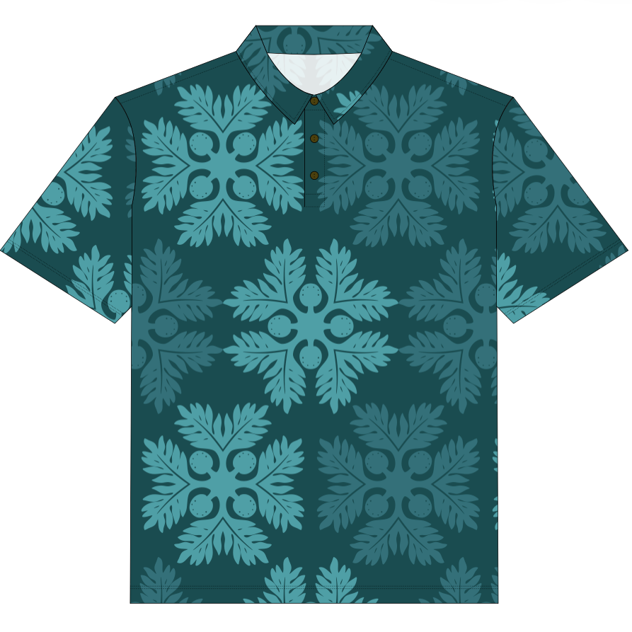 ʻUlu Grove Men's Bamboo Polo