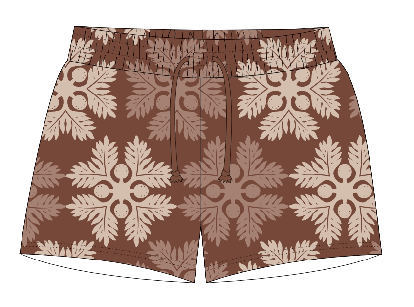 ʻUlu Spice Bamboo Drawstring Shorts