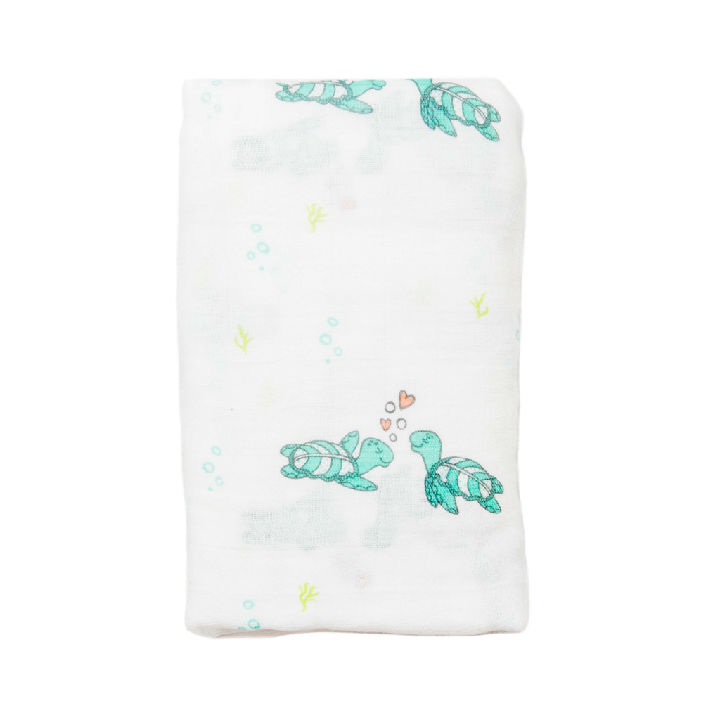 Honu Honi Muslin Swaddle Blanket
