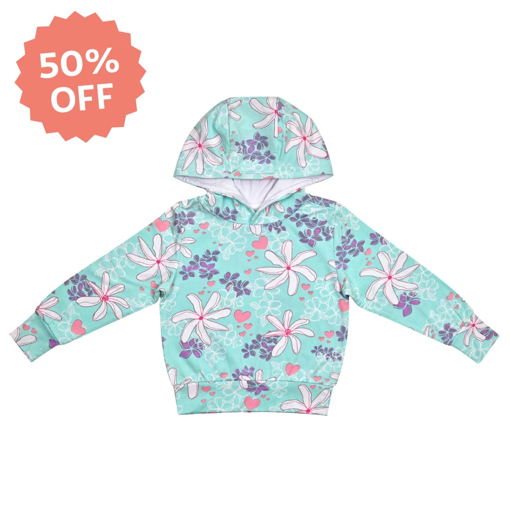 Tiare Blooms Bamboo Hoodie