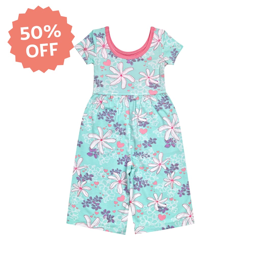 Tiare Blooms Bamboo Jumpsuit