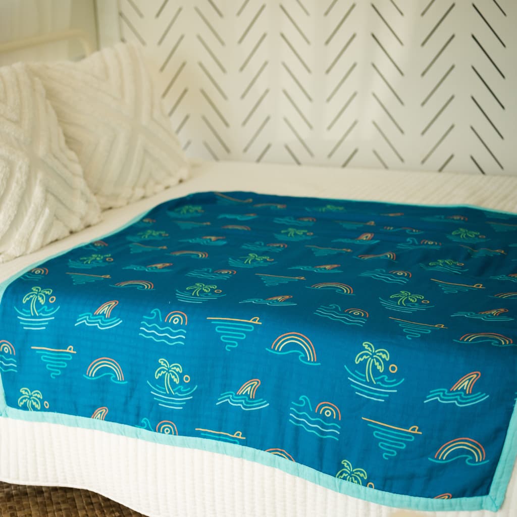 Tropical Daydream Baby Quilt