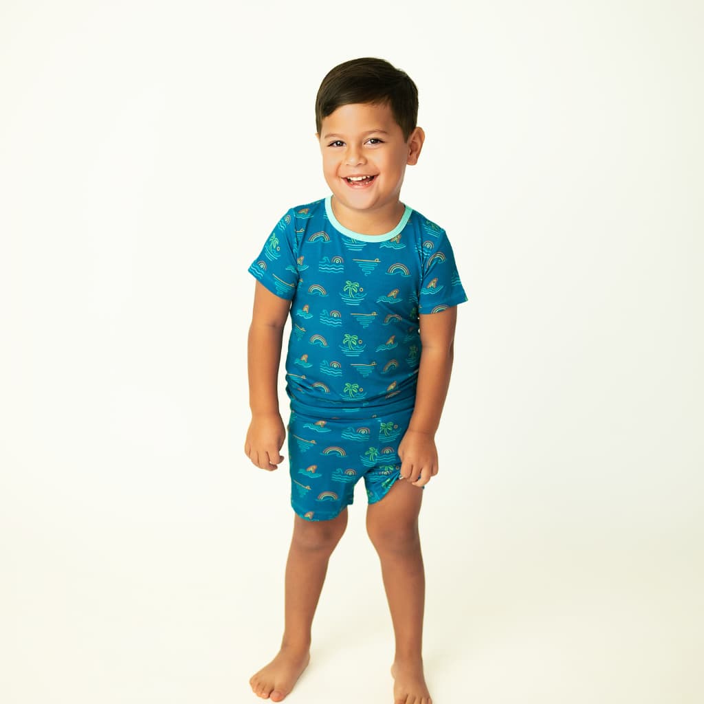 Tropical Daydream Short Bamboo Pajamas