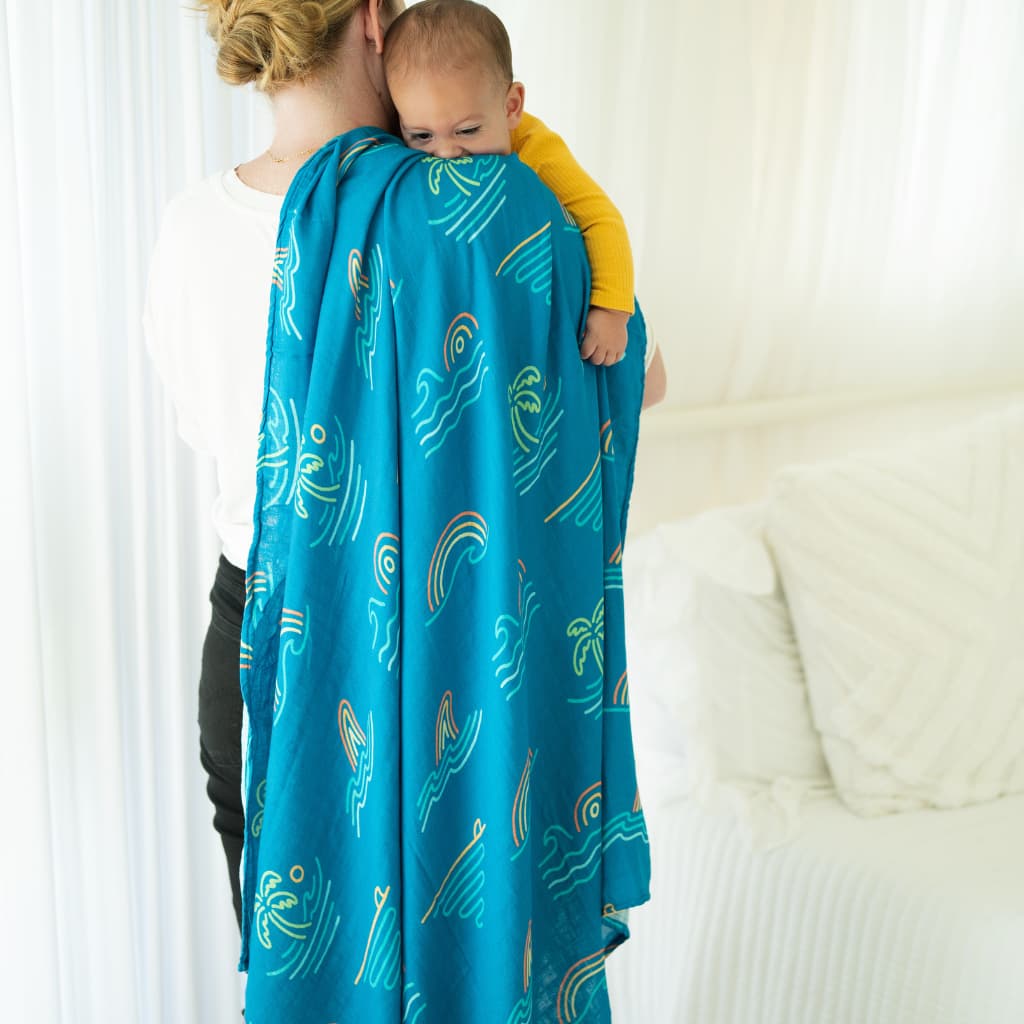 Tropical Daydream Muslin Swaddle Blanket