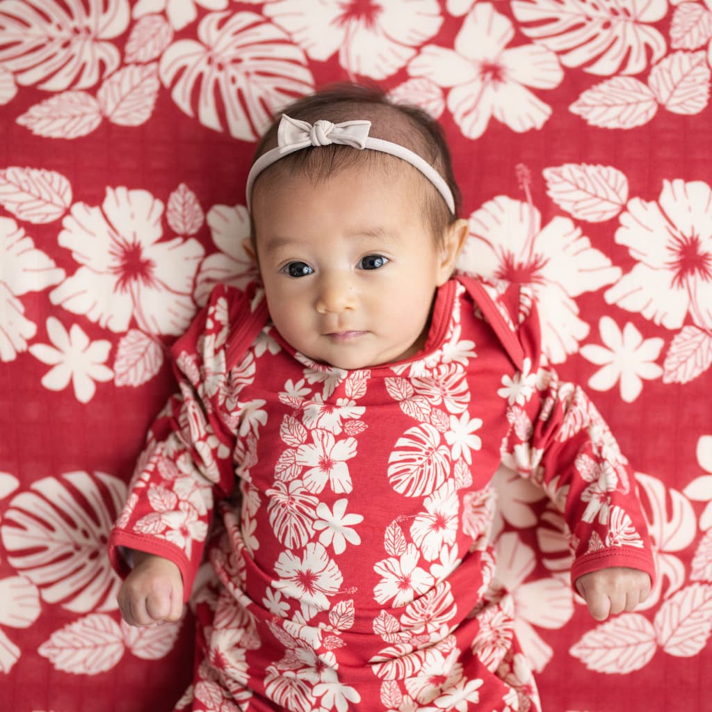 Vintage Aloha Bamboo Layette Gown