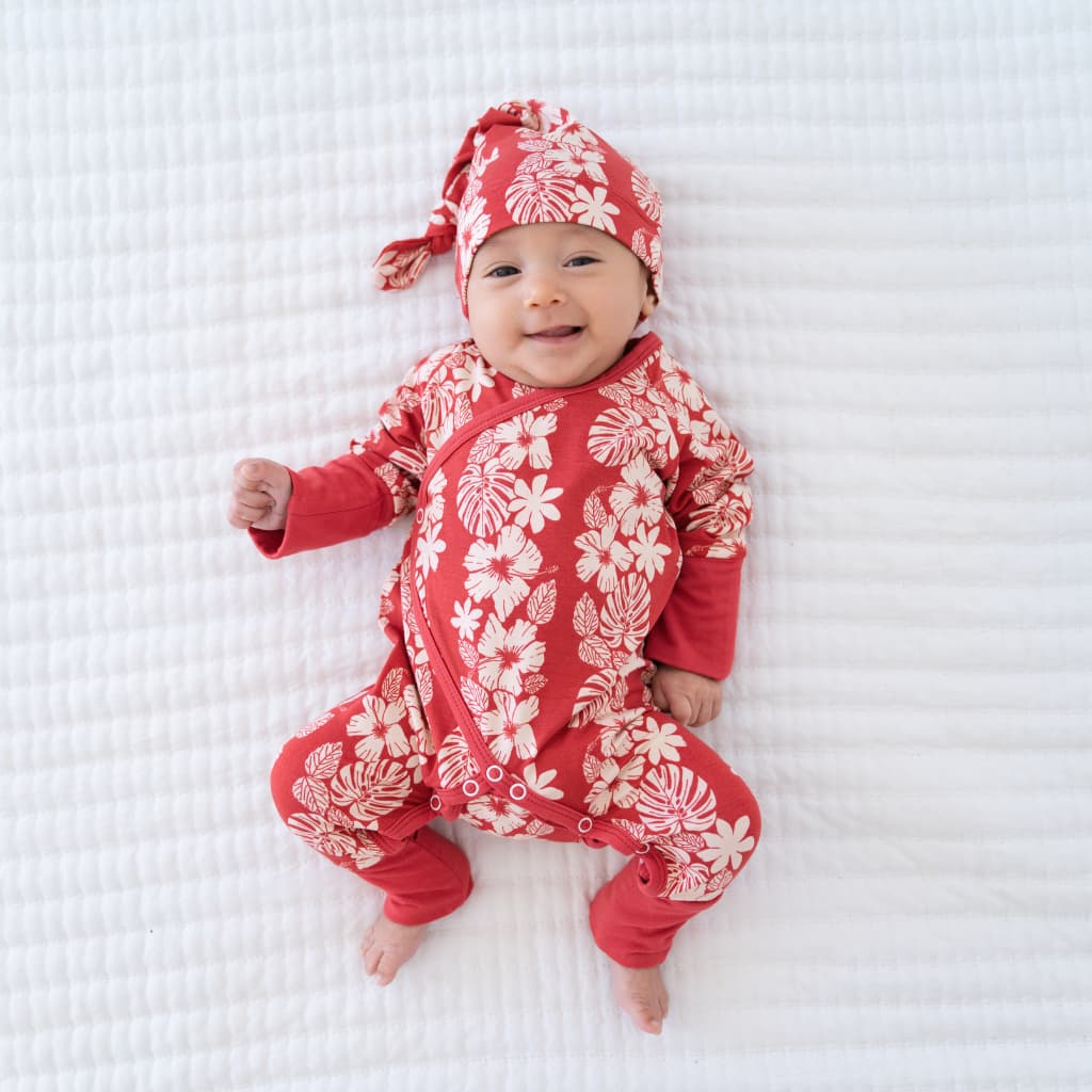 Vintage Aloha Bamboo Newborn Coverall